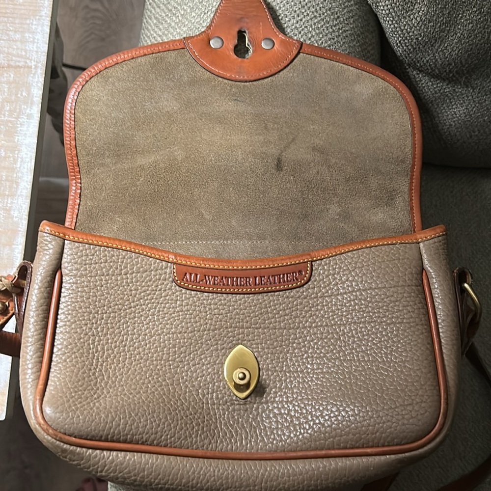Dooney & Bourke Brown Crossbody Bag with Gold Hardware - Picture 5 of 6